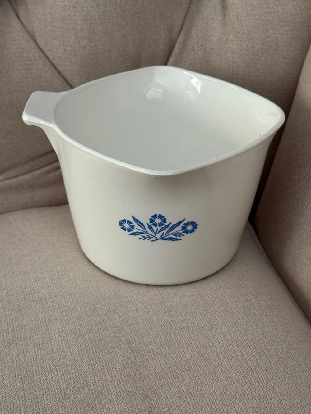 Corning Ware 1 Quart Sauce Maker, 4 cups, Blue Cornflower